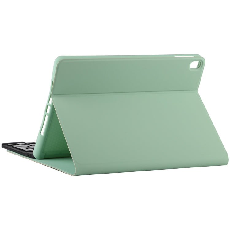 TG11B Detachable Bluetooth Black Keyboard + Microfiber Leather Tablet Case for iPad Pro 11 inch (2020), with Pen Slot & Holder (Green) - For iPad Pro by buy2fix | Online Shopping UK | buy2fix