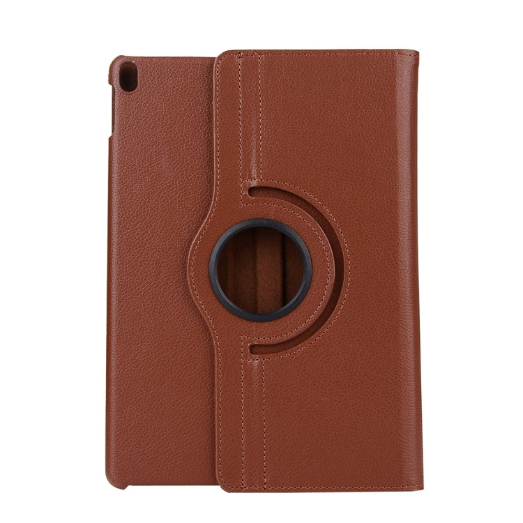 Litchi Texture 360 Degree Spin Multi-function Horizontal Flip Leather Protective Case with Holder for iPad Pro 10.5 inch / iPad Air (2019) (Brown) - iPad Pro 10.5 inch Cases by buy2fix | Online Shopping UK | buy2fix