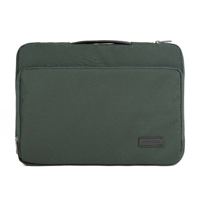 POFOKO E550 14 / 15.4 inch Portable Waterproof Polyester Laptop Handbag(Green) - Other by POFOKO | Online Shopping UK | buy2fix