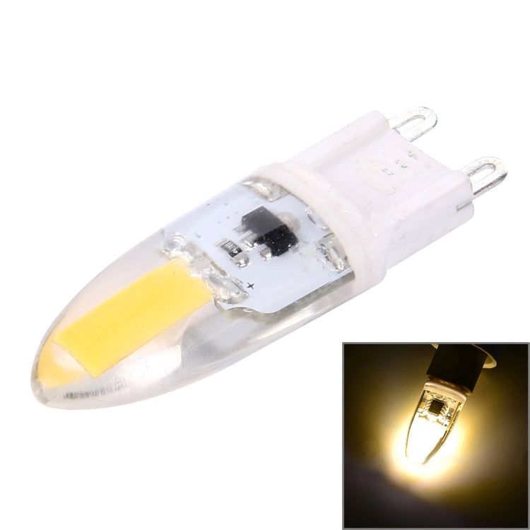 3W COB LED Light, G9 300LM Silicone Dimmable SMD 1505 for Halls / Office / Home, AC 220-240V(Warm White) - LED Blubs & Tubes by buy2fix | Online Shopping UK | buy2fix