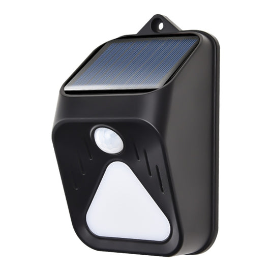 Solar Burglar Alarm Light Remote Control Human Body Induction Alarm (Black) - Solar Lights by buy2fix | Online Shopping UK | buy2fix