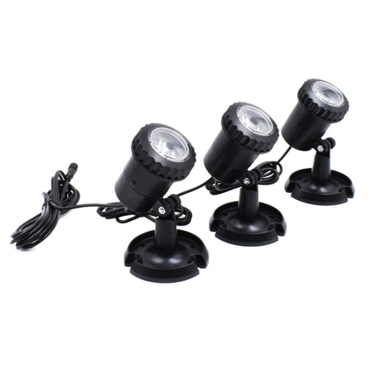 3 In 1 Warm Light Lawn Insertion Pool Diving Solar Spotlight - Solar Lights by buy2fix | Online Shopping UK | buy2fix