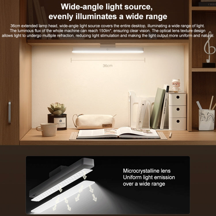 Original Xiaomi Mijia Magnetic Reading Lamp 2000mAh Type-C Rechargeable LED Desk Lamp - Desk Lamps by Xiaomi | Online Shopping UK | buy2fix