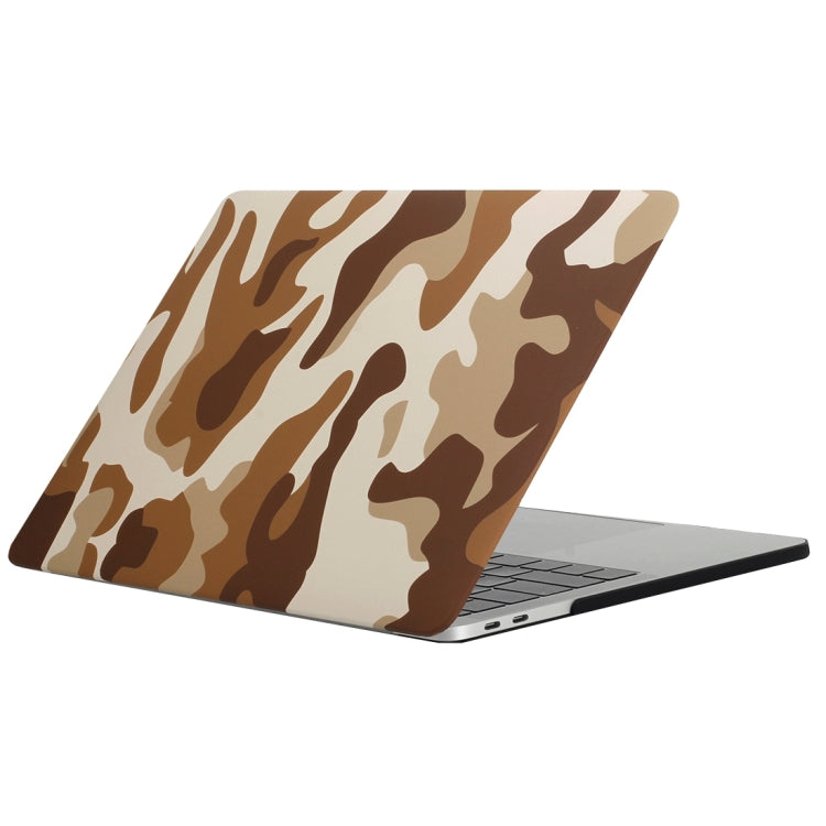 For 2016 New Macbook Pro 13.3 inch A1706 & A1708 Brown Camouflage Pattern Laptop Water Decals PC Protective Case - MacBook Pro Cases by buy2fix | Online Shopping UK | buy2fix