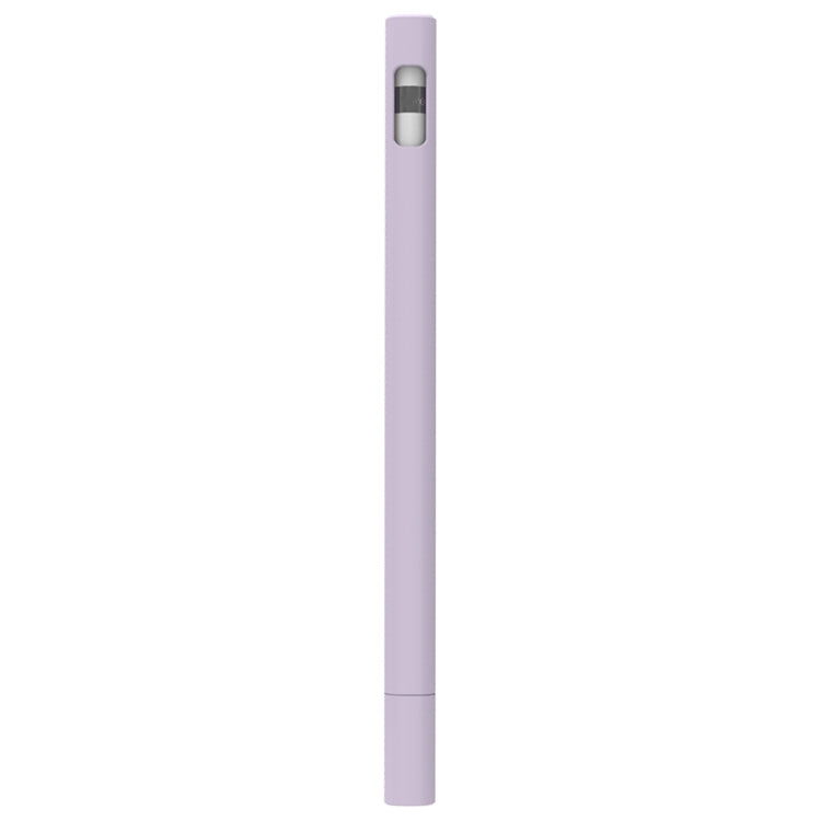 LOVE MEI For Apple Pencil 1 Triangle Shape Stylus Pen Silicone Protective Case Cover (Purple) - Pencil Accessories by LOVE MEI | Online Shopping UK | buy2fix