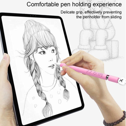 LOVE MEI For Apple Pencil 2 Middle Finger Shape Stylus Pen Silicone Protective Case Cover (Blue) - Pencil Accessories by LOVE MEI | Online Shopping UK | buy2fix