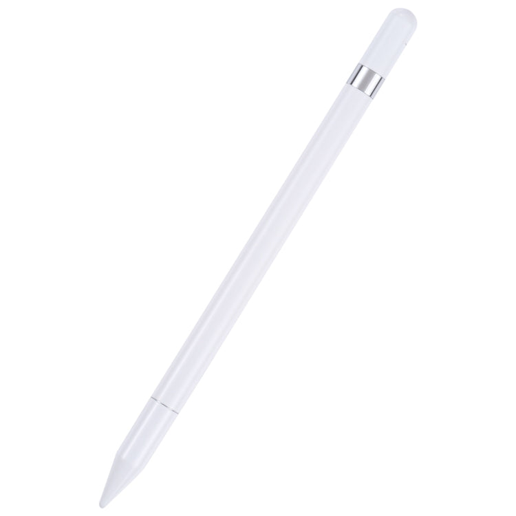 Pt360 2 in 1 Universal Silicone Disc Nib Stylus Pen with Common Writing Pen Function (White) - Stylus Pen by buy2fix | Online Shopping UK | buy2fix