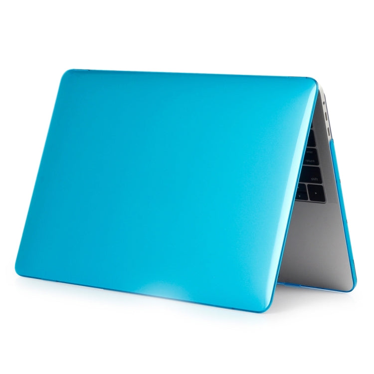 ENKAY Hat-Prince 2 in 1 Crystal Hard Shell Plastic Protective Case + US Version Ultra-thin TPU Keyboard Protector Cover for 2016 New MacBook Pro 13.3 inch without Touchbar (A1708)(Blue) - MacBook Pro Cases by ENKAY | Online Shopping UK | buy2fix