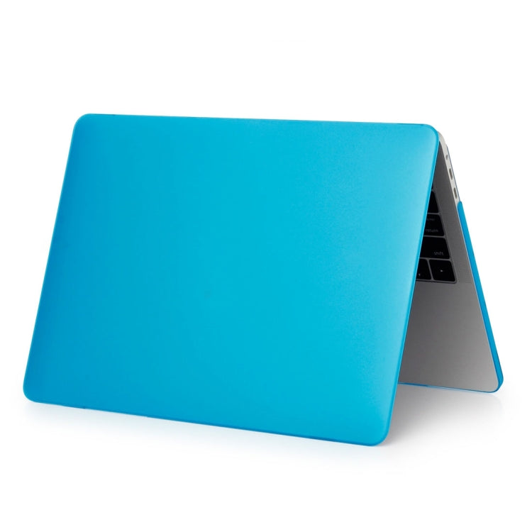 ENKAY Hat-Prince 2 in 1 Frosted Hard Shell Plastic Protective Case + Europe Version Ultra-thin TPU Keyboard Protector Cover for 2016 MacBook Pro 15.4 Inch with Touch Bar (A1707) (Baby Blue) - MacBook Pro Cases by ENKAY | Online Shopping UK | buy2fix