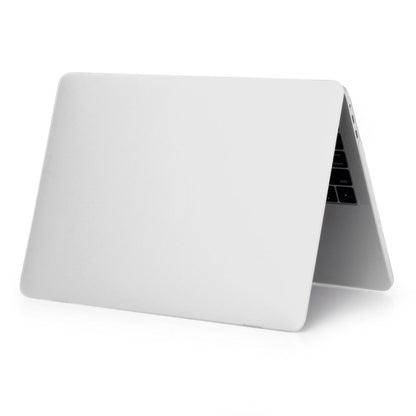 ENKAY Hat-Prince 2 in 1 Frosted Hard Shell Plastic Protective Case + Europe Version Ultra-thin TPU Keyboard Protector Cover for 2016 MacBook Pro 15.4 Inch with Touch Bar (A1707) (White) - MacBook Pro Cases by ENKAY | Online Shopping UK | buy2fix