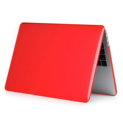 ENKAY Hat-Prince 2 in 1 Crystal Hard Shell Plastic Protective Case + Europe Version Ultra-thin TPU Keyboard Protector Cover for 2016 MacBook Pro 15.4 Inch with Touch Bar (A1707) (Red) - MacBook Pro Cases by ENKAY | Online Shopping UK | buy2fix