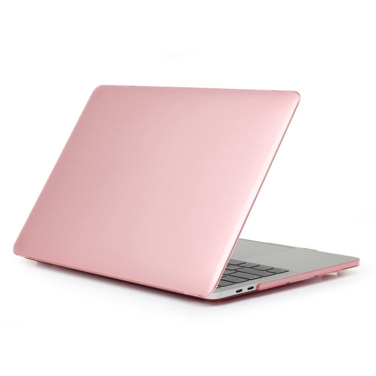 Laptop Crystal Style PC Protective Case for MacBook Pro 15.4 inch A1990 (2018) (Pink) - MacBook Pro Cases by buy2fix | Online Shopping UK | buy2fix