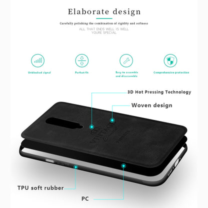 PINWUYO Shockproof Waterproof Full Coverage PC + TPU + Skin Protective Case for OnePlus 7(Grey) - OnePlus Cases by PINWUYO | Online Shopping UK | buy2fix