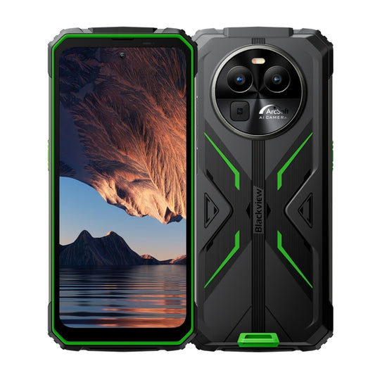 [HK Warehouse] Blackview BV8100 Rugged Phone, 12GB+256GB, 6.5 inch Android 14 MediaTek Helio G99 Octa Core up to 2.2GHz, Network: 4G, NFC, OTG (Green) - Blackview by Blackview | Online Shopping UK | buy2fix