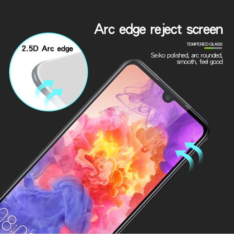 PINWUYO 9H 2.5D Full Screen Tempered Glass Film for Huawei Mate 20 X (Black) - Huawei Tempered Glass by PINWUYO | Online Shopping UK | buy2fix