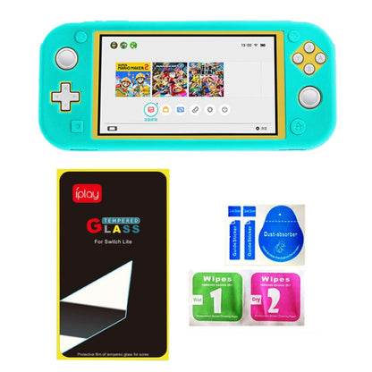 IPLAY Game Host Silicone Full Coverage Protective Case with Screen Protector for Switch Lite(Mint Green) - Cases by iplay | Online Shopping UK | buy2fix