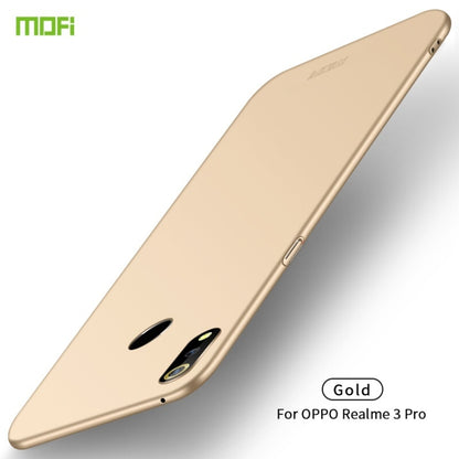 MOFI Frosted PC Ultra-thin Hard Case for OPPO Realme 3 Pro(Gold) - Realme Cases by MOFI | Online Shopping UK | buy2fix