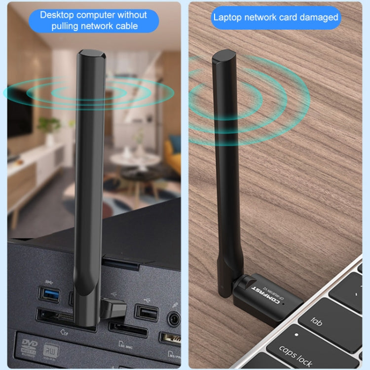 COMFAST CF-WU818N V2 150Mbps 2.4GHz WiFi Mini USB Network Adapter - USB Network Adapter by COMFAST | Online Shopping UK | buy2fix