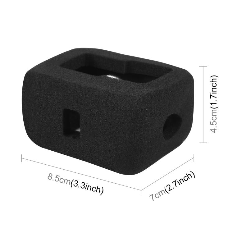 For GoPro HERO13 Black PULUZ Foam Windshield Housing Case (Black) - Silicone Cases by PULUZ | Online Shopping UK | buy2fix