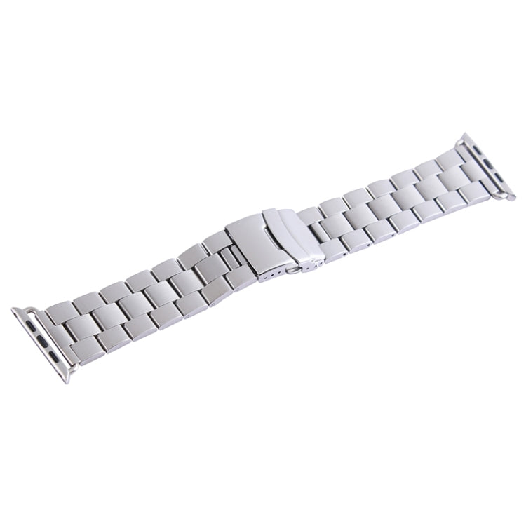 For Apple Watch 42mm Stainless Steel Classic Buckle Watch Band - Watch Bands by buy2fix | Online Shopping UK | buy2fix