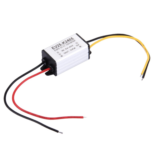 DC 8-40V to 5V Car Power Step Down Transformer, Rated Output Current: 5A - Voltage Stabilizer by buy2fix | Online Shopping UK | buy2fix