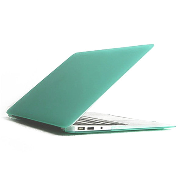 ENKAY for MacBook Air 13.3 inch (US Version) 4 in 1 Frosted Hard Shell Plastic Protective Case with Screen Protector & Keyboard Guard & Anti-dust Plugs(Green) - MacBook Air Cases by ENKAY | Online Shopping UK | buy2fix