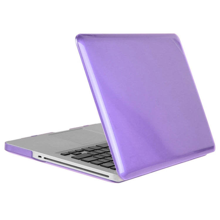 ENKAY for Macbook Pro 13.3 inch (US Version) / A1278 Hat-Prince 3 in 1 Crystal Hard Shell Plastic Protective Case with Keyboard Guard & Port Dust Plug(Purple) - MacBook Pro Cases by ENKAY | Online Shopping UK | buy2fix