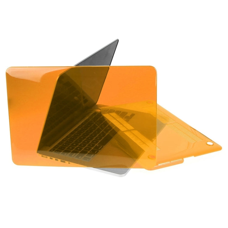 ENKAY for Macbook Pro Retina 13.3 inch (US Version) / A1425 / A1502 Hat-Prince 3 in 1 Crystal Hard Shell Plastic Protective Case with Keyboard Guard & Port Dust Plug(Orange) - MacBook Pro Cases by ENKAY | Online Shopping UK | buy2fix