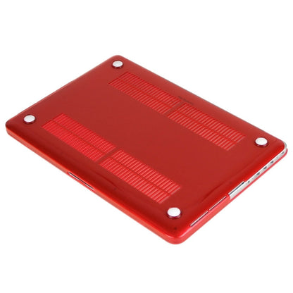 ENKAY for Macbook Pro Retina 13.3 inch (US Version) / A1425 / A1502 Hat-Prince 3 in 1 Crystal Hard Shell Plastic Protective Case with Keyboard Guard & Port Dust Plug(Red) - MacBook Pro Cases by ENKAY | Online Shopping UK | buy2fix