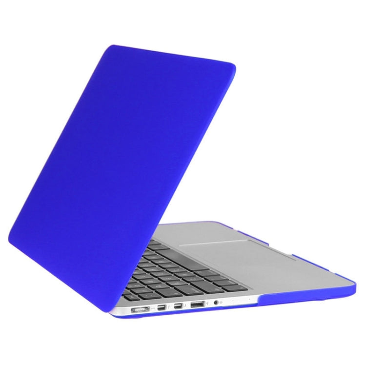 ENKAY for Macbook Pro Retina 13.3 inch (US Version) / A1425 / A1502 Hat-Prince 3 in 1 Frosted Hard Shell Plastic Protective Case with Keyboard Guard & Port Dust Plug(Dark Blue) - MacBook Pro Cases by ENKAY | Online Shopping UK | buy2fix