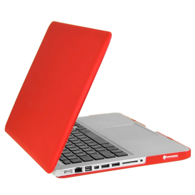 ENKAY for Macbook Pro 15.4 inch (US Version) / A1286 Hat-Prince 3 in 1 Frosted Hard Shell Plastic Protective Case with Keyboard Guard & Port Dust Plug(Red) - MacBook Pro Cases by ENKAY | Online Shopping UK | buy2fix