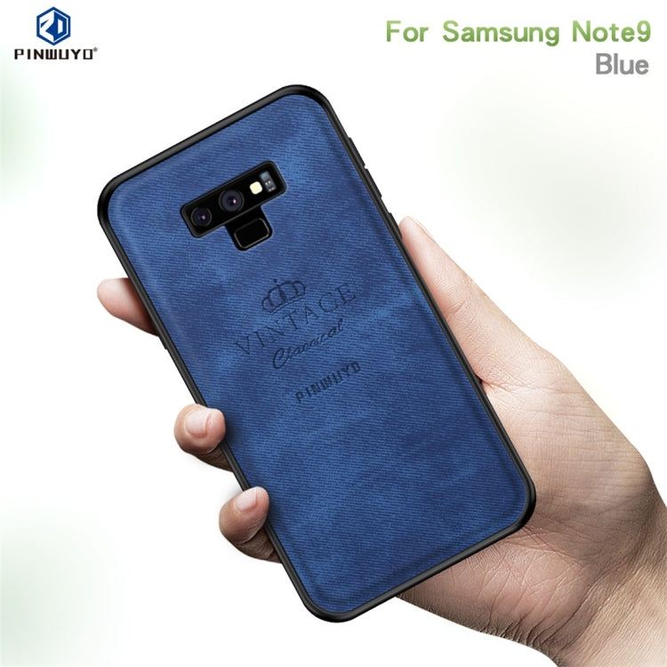 PINWUYO Shockproof Waterproof Full Coverage PC + TPU + Skin Protective Case for Galaxy Note 9 (Blue) - Galaxy Phone Cases by PINWUYO | Online Shopping UK | buy2fix