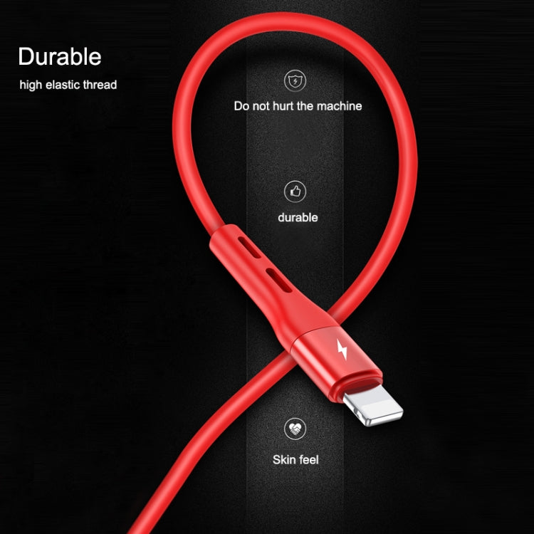 TOTUDESIGN BTA-028 Soft Series 3A Type-C / USB-C Silicone Charging Cable, Length: 1m (Red) - USB-C & Type-C Cable by TOTUDESIGN | Online Shopping UK | buy2fix