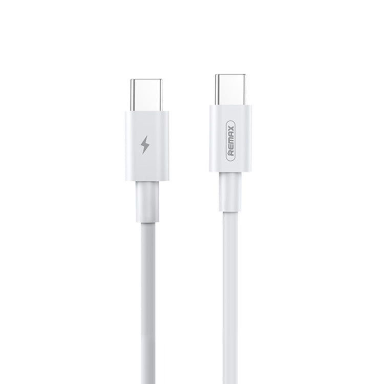 REMAX Marlik Series RC-183c PD 100W USB-C / Type-C to USB-C / Type-C Interface Fast Charging Data Cable, Cable Length: 2m(White) - USB-C & Type-C Cable by REMAX | Online Shopping UK | buy2fix