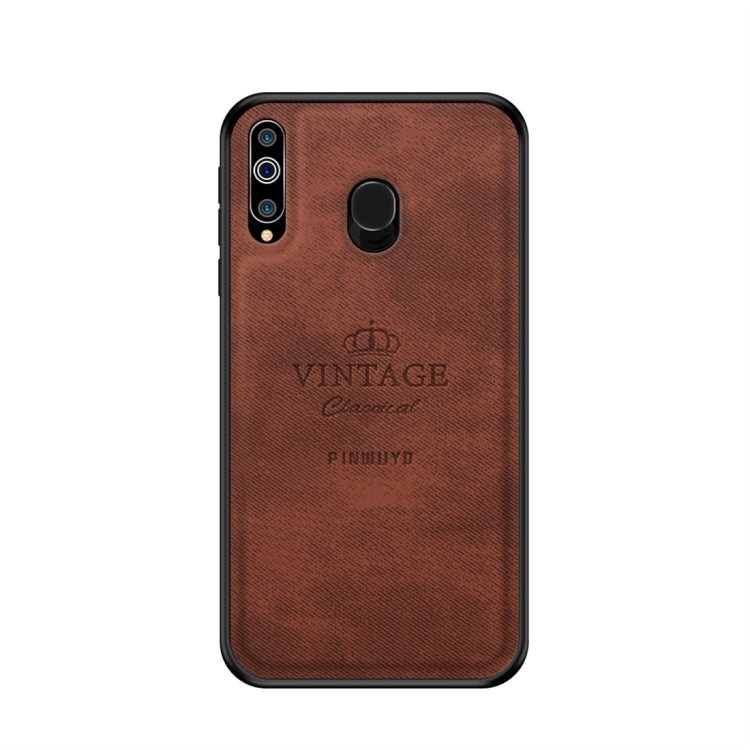 PINWUYO Shockproof Waterproof Full Coverage PC + TPU + Skin Protective Case for Galaxy M30 (Brown) - Galaxy Phone Cases by PINWUYO | Online Shopping UK | buy2fix