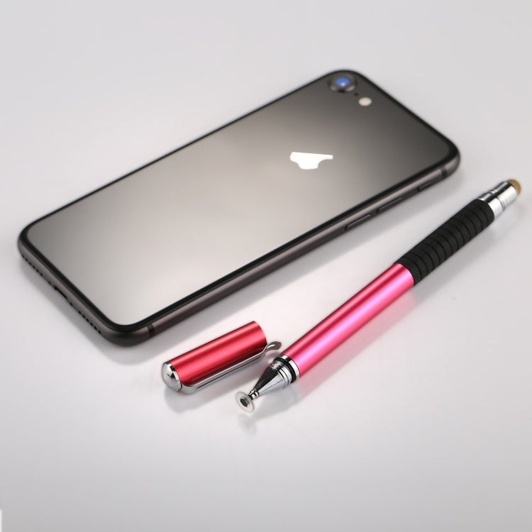 Universal 2 in 1 Multifunction Round Thin Tip Capacitive Touch Screen Stylus Pen, For iPhone, iPad, Samsung, and Other Capacitive Touch Screen Smartphones or Tablet PC(Magenta) - Stylus Pen by buy2fix | Online Shopping UK | buy2fix