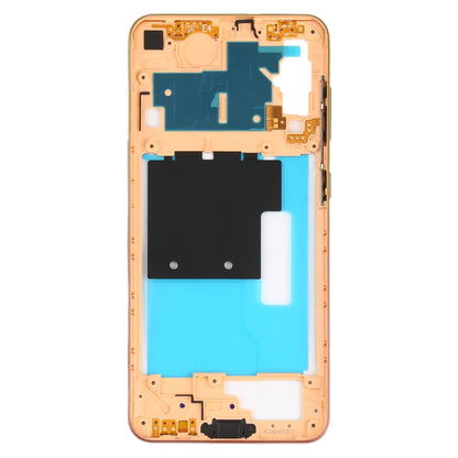 For Samsung Galaxy A60  Middle Frame Bezel Plate (Orange) - Galaxy A Series Parts by buy2fix | Online Shopping UK | buy2fix