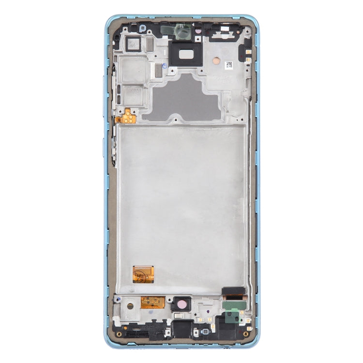 For Samsung Galaxy A72 4G SM-A725 6.43 inch Original LCD Screen Digitizer Full Assembly with Frame (Blue) - Galaxy A Series Parts by buy2fix | Online Shopping UK | buy2fix