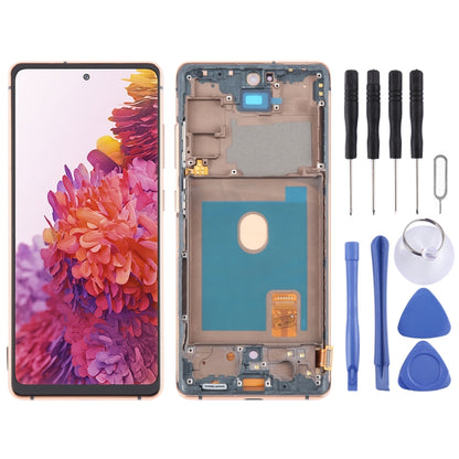 For Samsung Galaxy S20 FE SM-G780F 6.43 inch OLED LCD Screen Digitizer Full Assembly with Frame (Gold) - Galaxy S Series Parts by buy2fix | Online Shopping UK | buy2fix