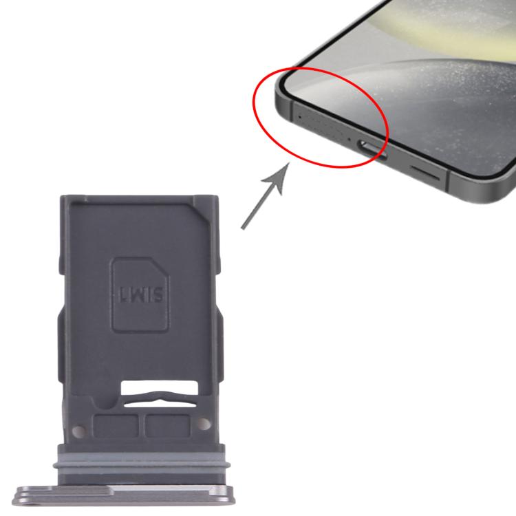 For Samsung Galaxy S25 / S25+ SM-S931B/S936B Original SIM Card Tray (Grey) - Galaxy S Series Parts by buy2fix | Online Shopping UK | buy2fix