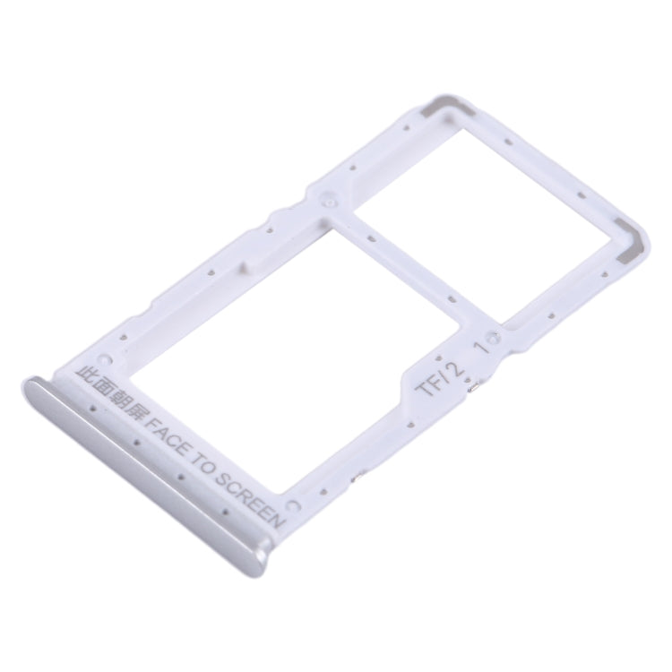 For Xiaomi Redmi Note 12 5G SIM Card Tray + SIM / Micro SD Card Tray (Silver) - Card Tray by buy2fix | Online Shopping UK | buy2fix