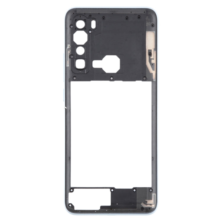 For HTC U20 5G Original Middle Frame Bezel Plate (White) - Full Housing Cover by buy2fix | Online Shopping UK | buy2fix