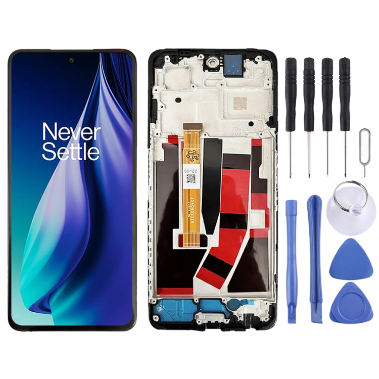 For OnePlus Nord N30 SE CPH2605 IPS LCD Screen Digitizer Full Assembly with Frame (Black) - LCD Screen by buy2fix | Online Shopping UK | buy2fix