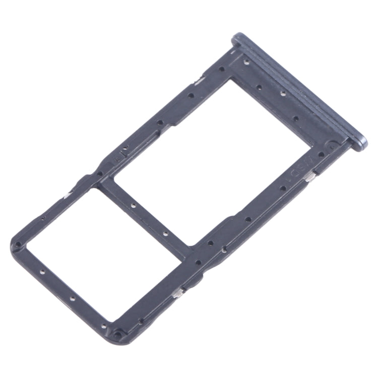 For Alcatel 1L Pro 4065F SIM Card Tray + Micro SD Card Tray (Grey) - Card Tray by buy2fix | Online Shopping UK | buy2fix