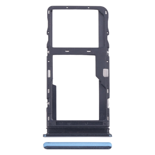 For TCL 20s Original SIM Card Tray + Micro SD Card Tray (Blue) - For TCL by buy2fix | Online Shopping UK | buy2fix