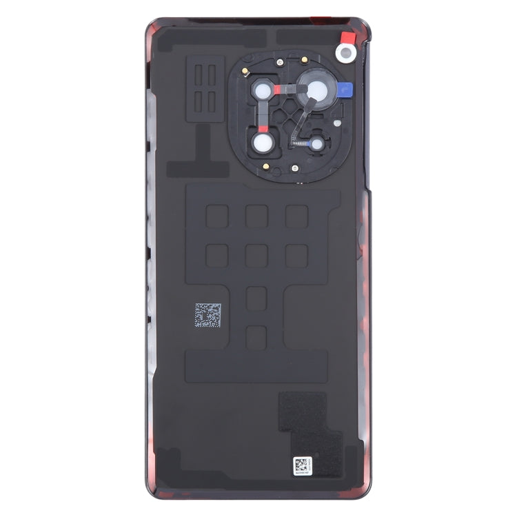 For OnePlus Ace 3 PJE110 Original Glass Battery Back Cover with Camera Lens(Black) - Back Cover by buy2fix | Online Shopping UK | buy2fix