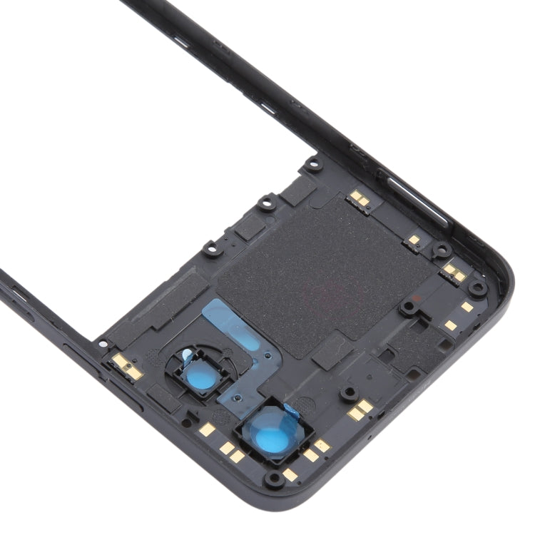 For Motorola Moto G34 Original Middle Frame Bezel Plate (Black) - Frame Bezel Plate by buy2fix | Online Shopping UK | buy2fix