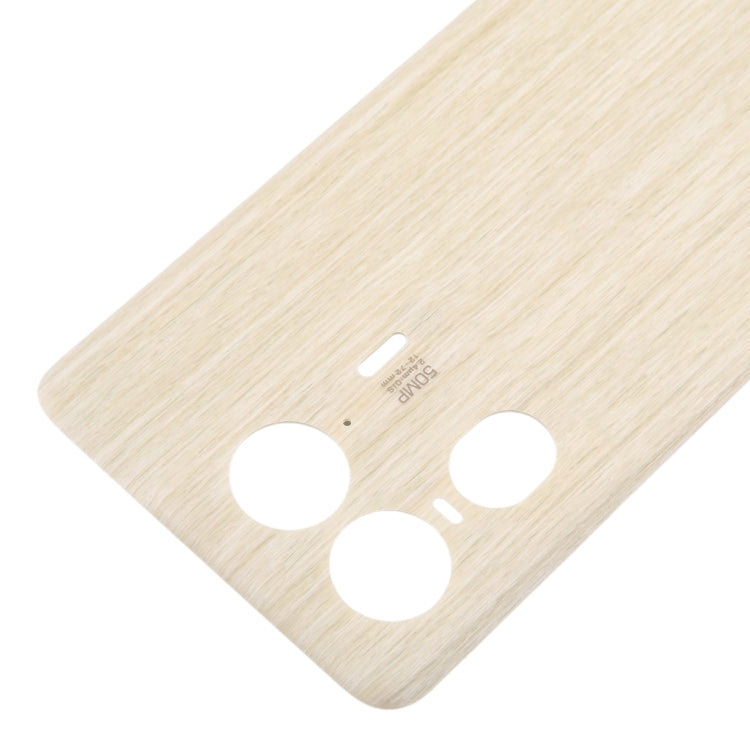 For Motorola Moto X50 Ultra Original Battery Back Cover(Wood) - Back Cover by buy2fix | Online Shopping UK | buy2fix