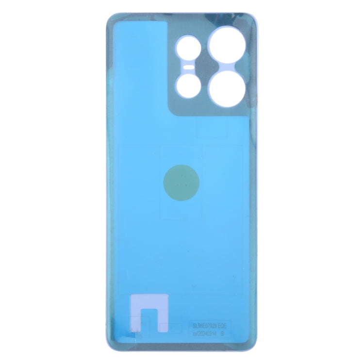 For Motorola Edge 50 Pro Original Battery Back Cover(Blue) - Back Cover by buy2fix | Online Shopping UK | buy2fix