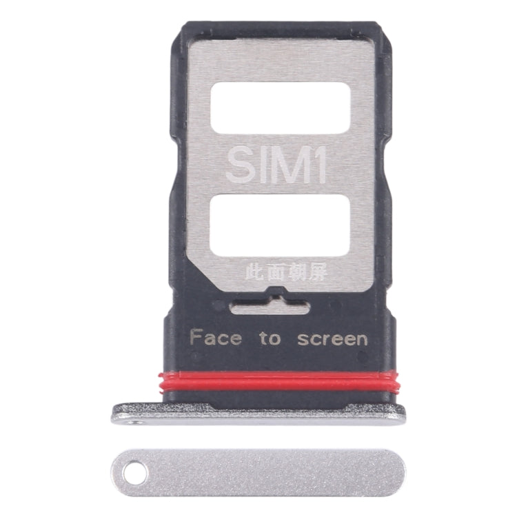 For Xiaomi Redmi K70E Original SIM Card Tray + SIM Card Tray (Silver) - Card Tray by buy2fix | Online Shopping UK | buy2fix